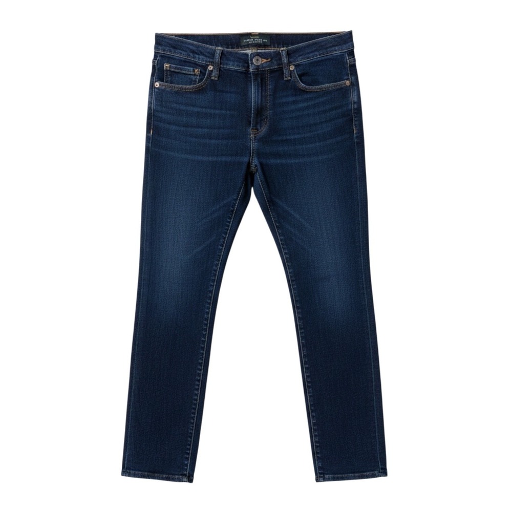 Lauren Ralph Lauren Womens 10 Straight Leg Jeans Blue Medium Wash Stretch